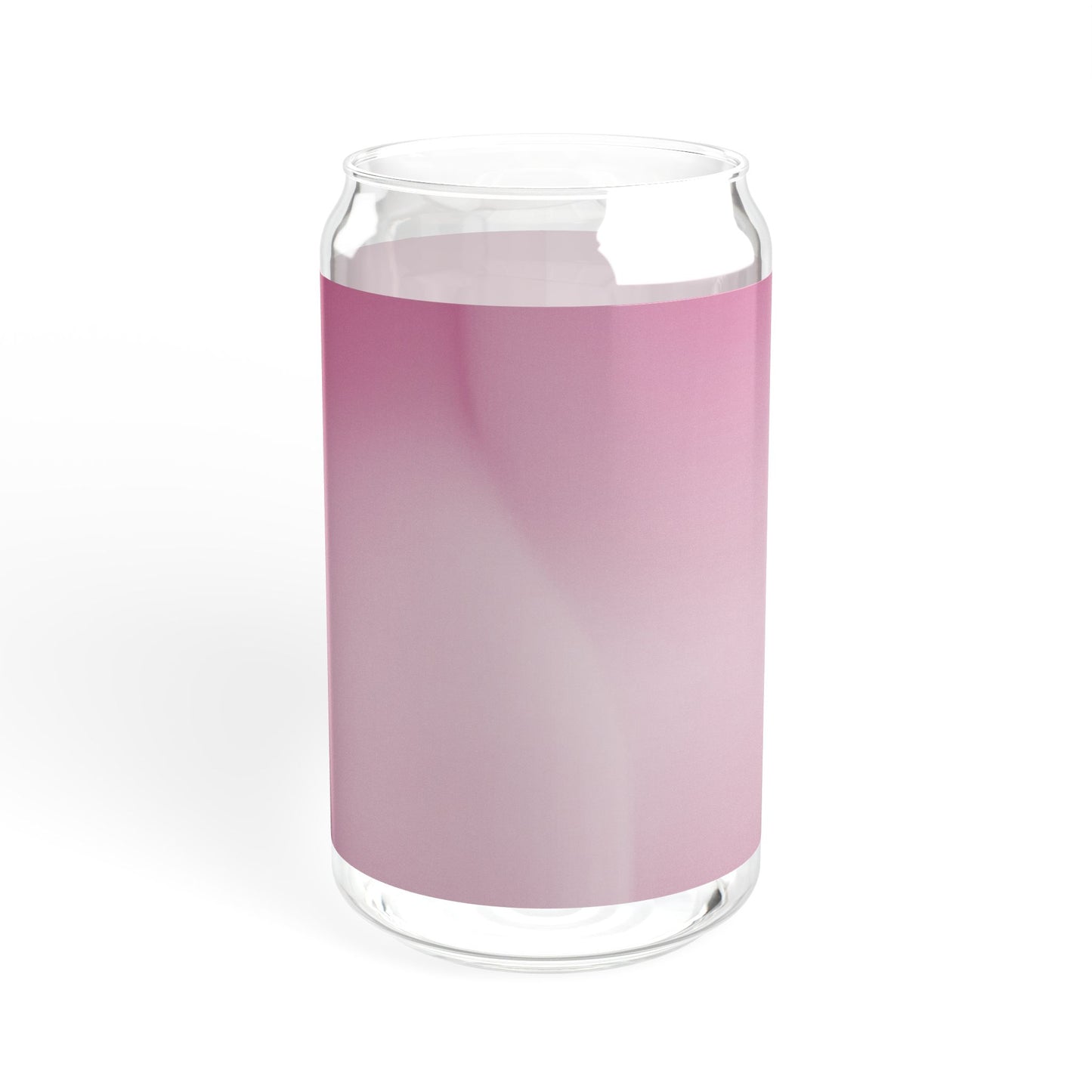 Pink Blush Fade Sipper Glass, 16oz
