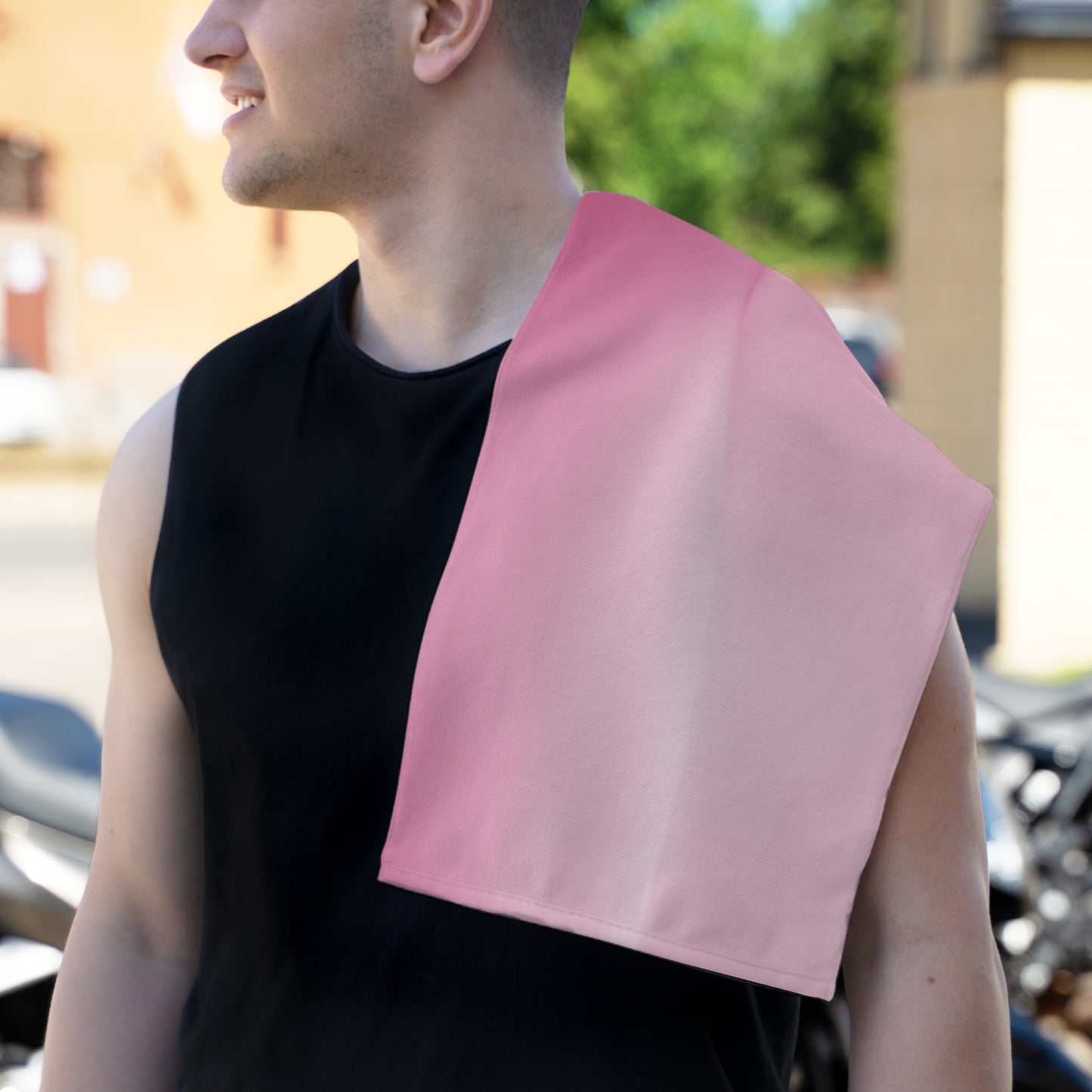 Pink Blush Rally Towel, 11" x 18"