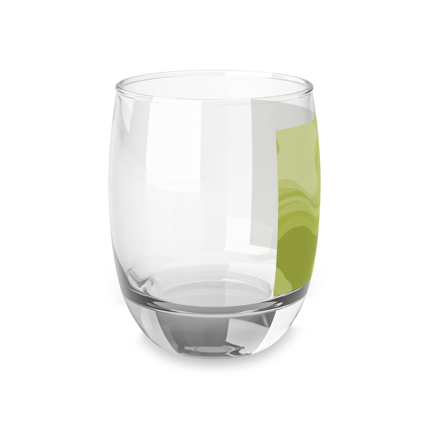 Lemon Wavey Whiskey Glass, 6 oz