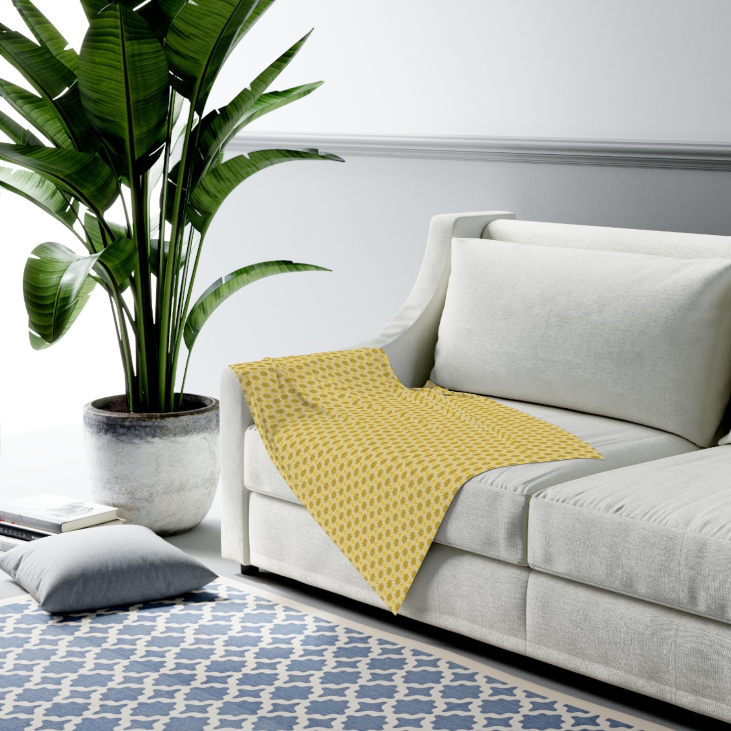 Lemongrass Star-crossed Bodies Baby Swaddle 30″×40″ Blanket