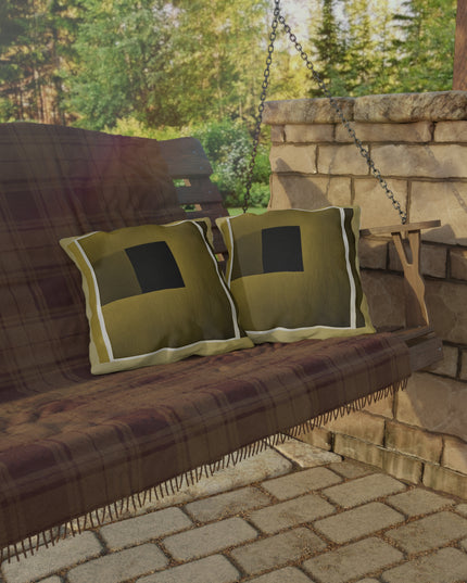 Lemongrass Shadow 16" x 16" Outdoor Pillow
