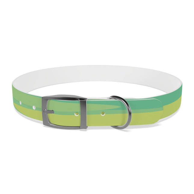 Pastel Green Patches Extra Large Dog Collar