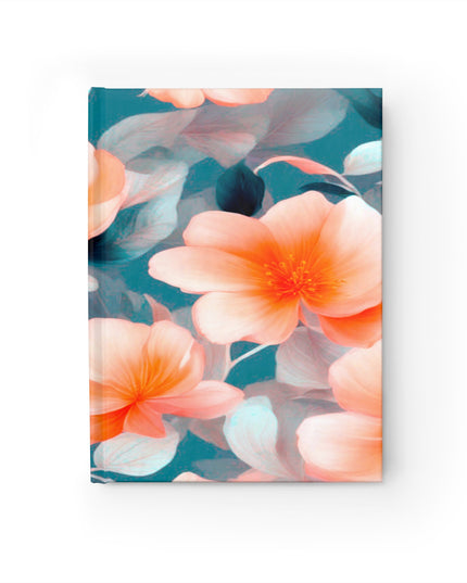 Orange Blossom Floral Bunch Journal - 128 Ruled Line pages, 5" x 7"
