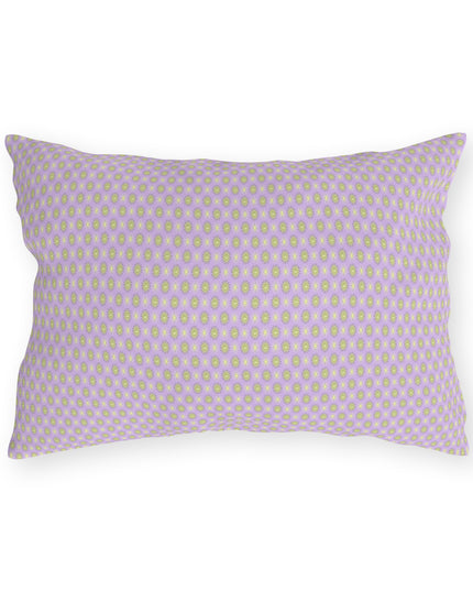 Magenta Star-crossed Bodies Outdoor Pillow, 20" x 14"