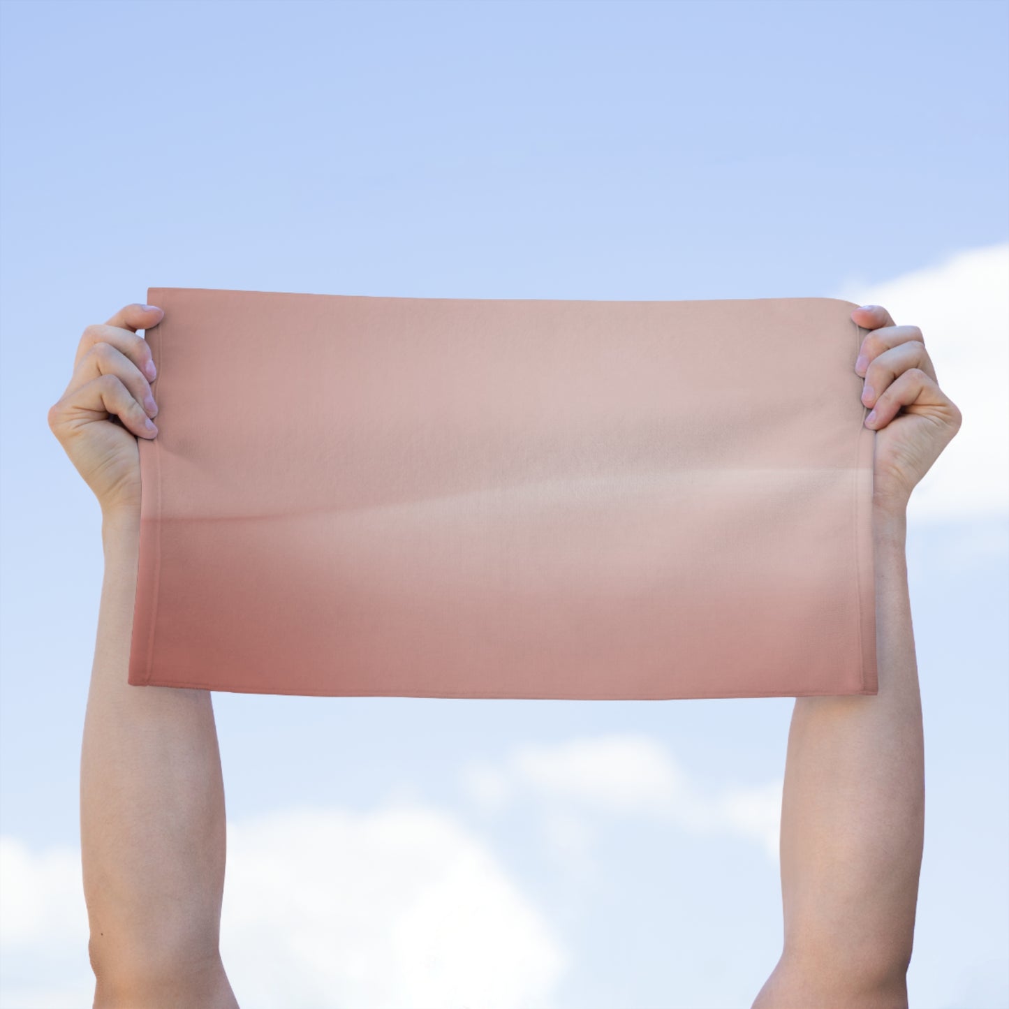 Rose Red Fade Rally Towel, 11" x 18"
