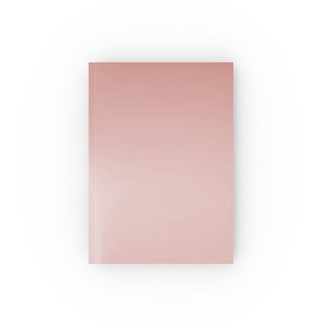Rose Red Fade 5.2" x 7.4" Hard Backed Journal with 128 blank pages