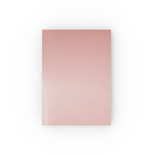 Rose Red Fade 5.2" x 7.4" Hard Backed Journal with 128 blank pages