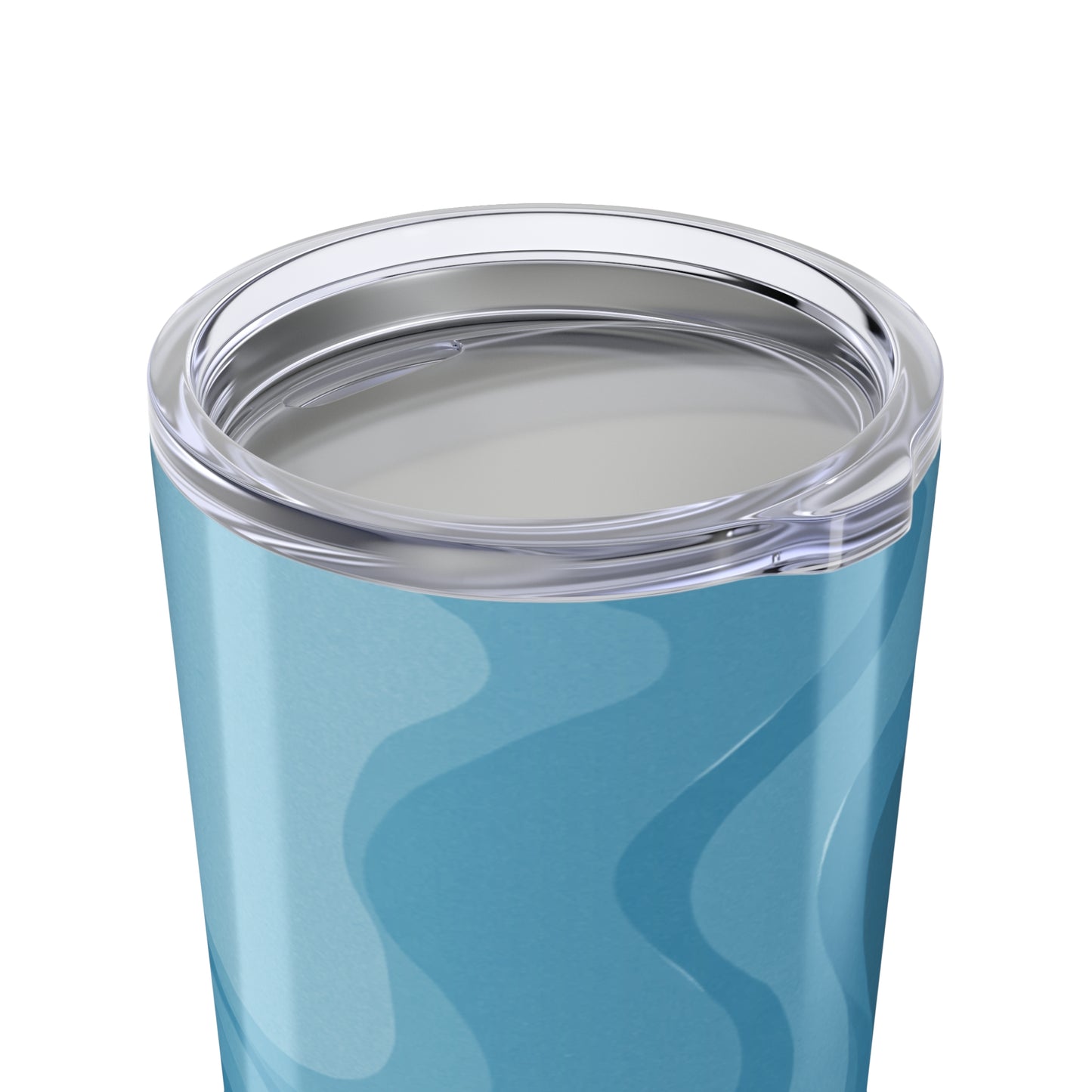 Sky Blue Wavey Tumbler 20oz