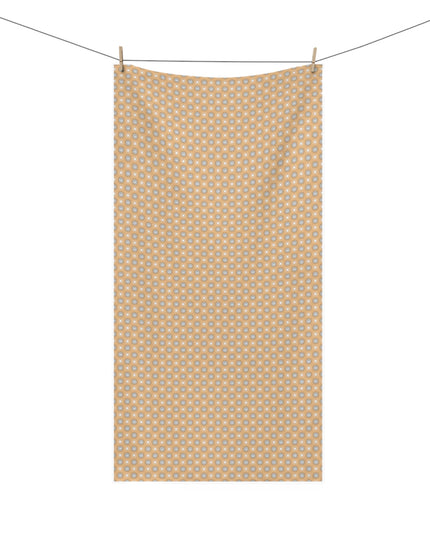 Tan Sunset Star-crossed Bodies Mink-Cotton Towel (50% polyester, 50% cotton),  30" x 60"
