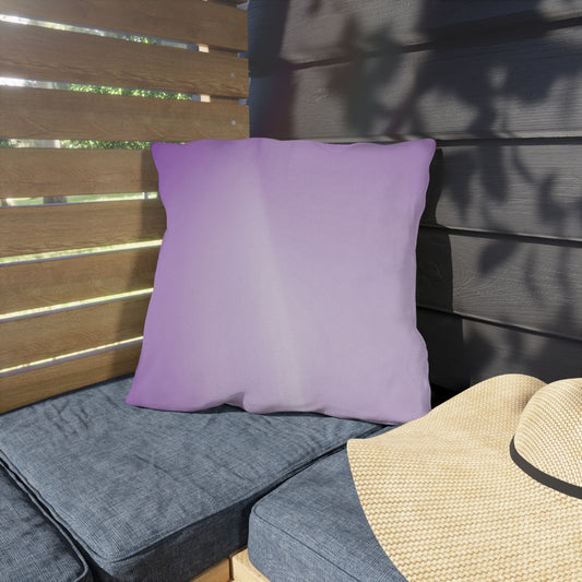 Soft Lavender Fade 18" x 18" Outdoor Pillow