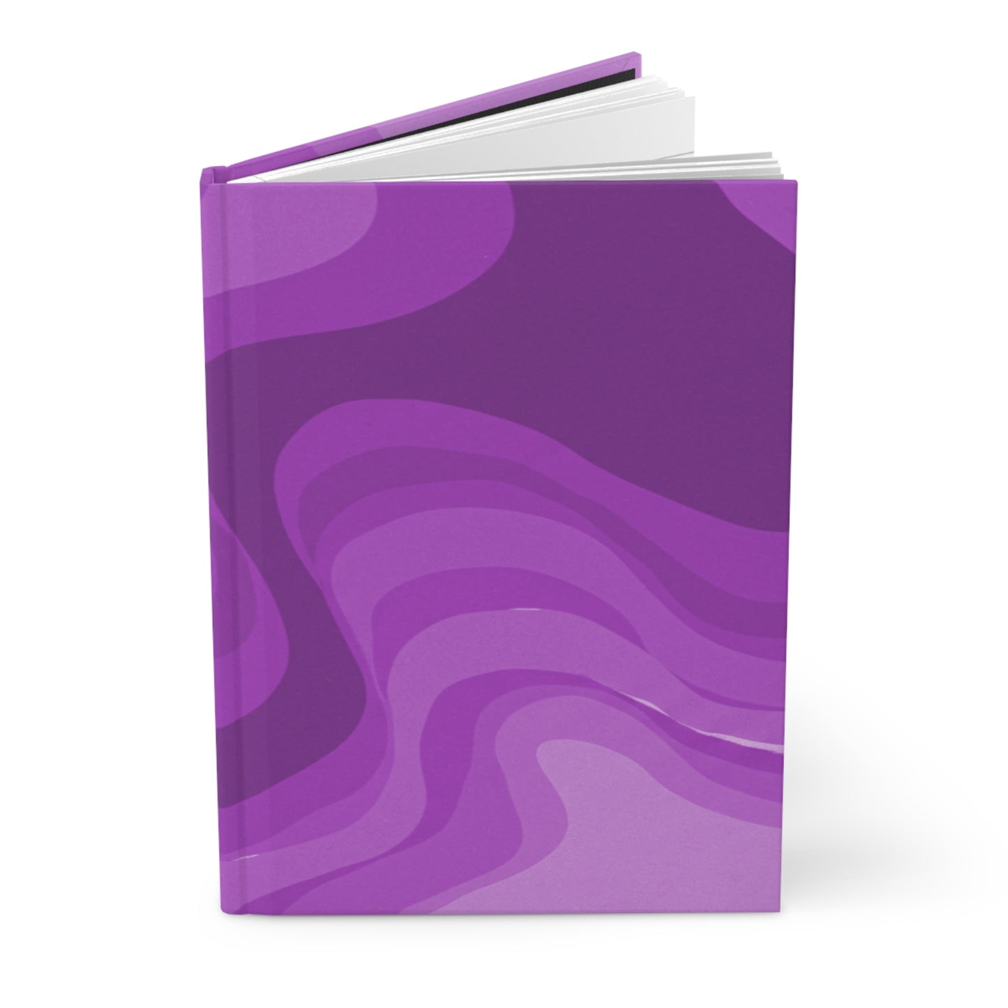 Wavey Purple Wavey 5.75" x 8" Hardcover Journal Matte with 150 lined pages