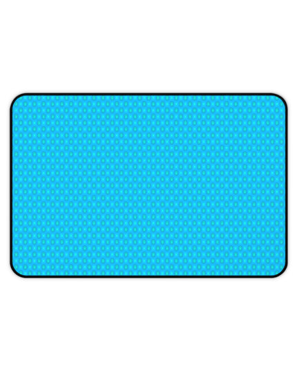 Blue Green Star-crossed Bodies Desk Mat, 12" x 18"