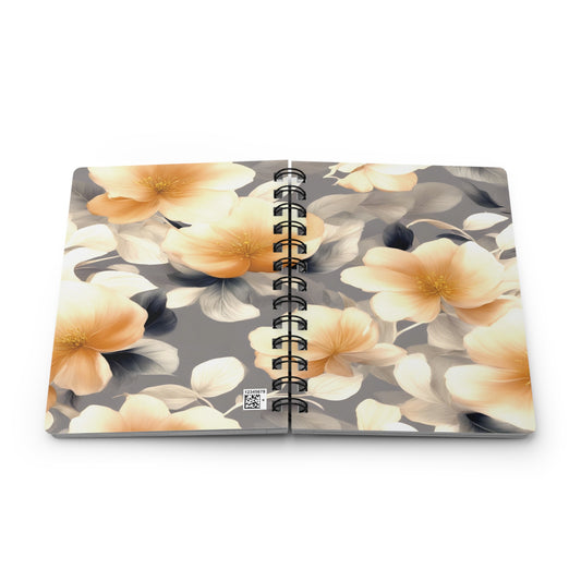 Soft Blossom Floral Bunch Bound Journal, 5" x 7" 150 pages