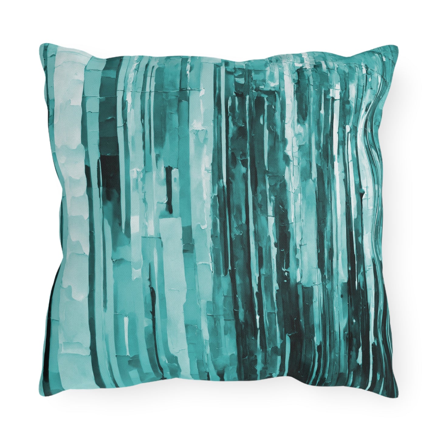 Striped Tif Pastel 16" x 16" Outdoor Pillow