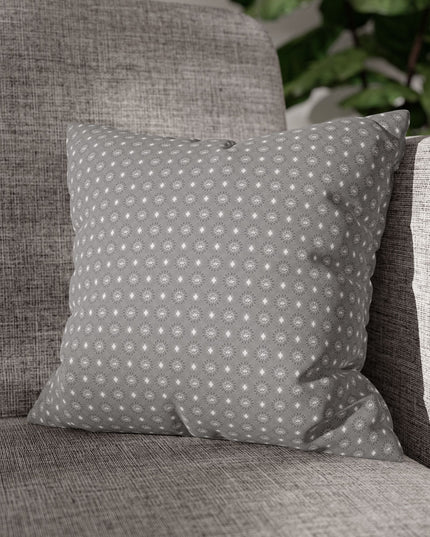Desaturated Star-crossed Bodies Spun Polyester Square Pillowcase, 14" x 14"