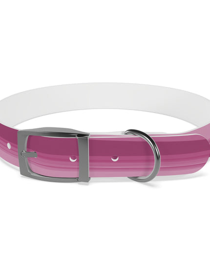 Pinky Mauve Wavey Large Dog Collar