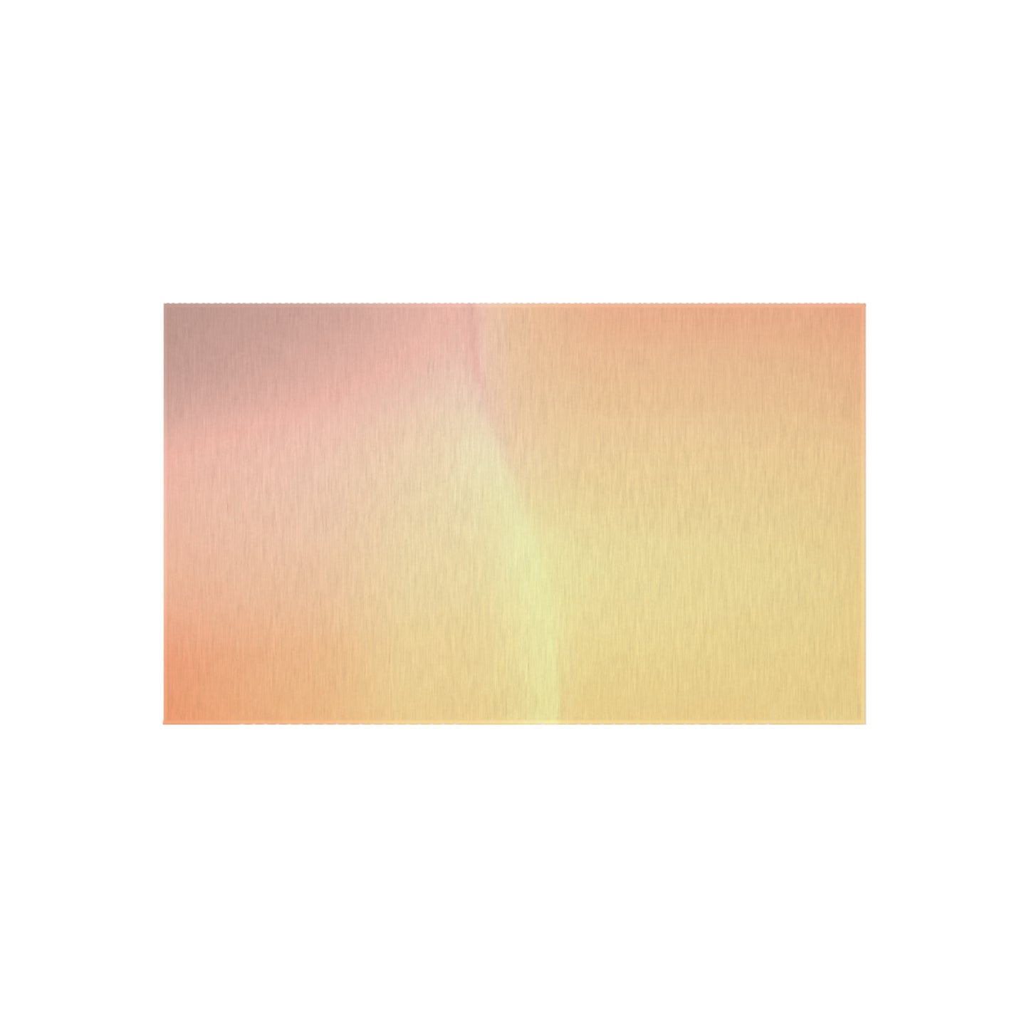 Hot Peach Fade Outdoor Rug, 36" x 60"