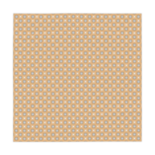 Tan Sunset Star-crossed Bodies Tablecloth, 55" x 55"