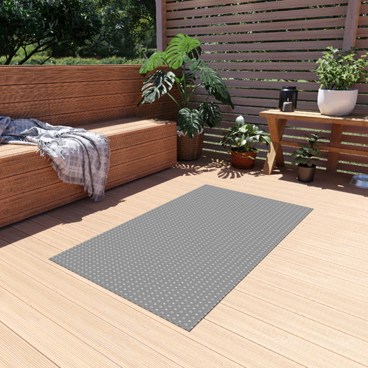 Desaturated Star-crossed Bodies Outdoor Rug, 36" x 60"