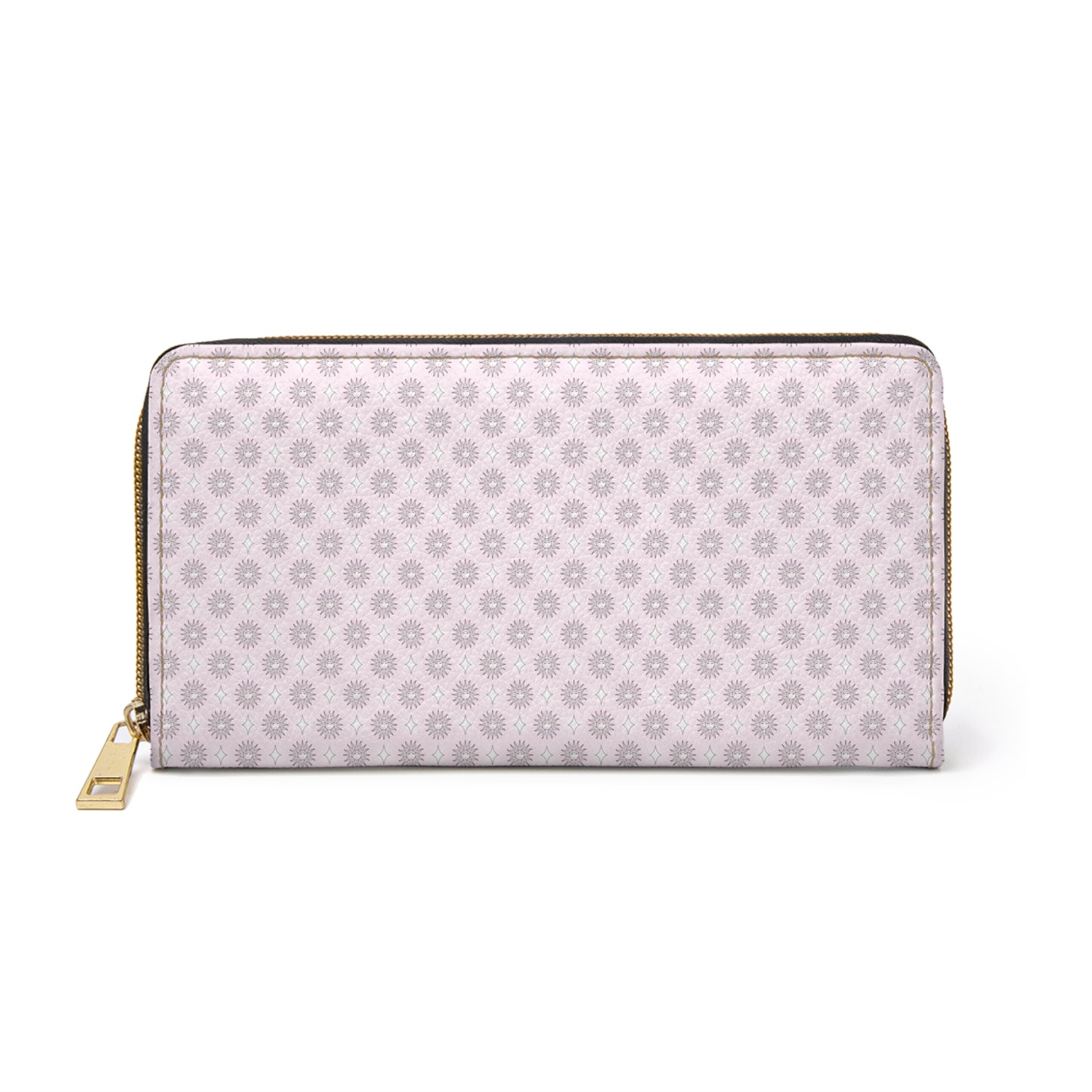 Pink Mornings Star-crossed Bodies Elegant Abstract Zipper Wallet - Stylish & Functional Accessory for Everyday Use