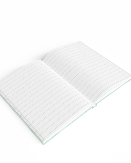 Mint Shadow 5" x 7" Journal - 128 Ruled Line pages