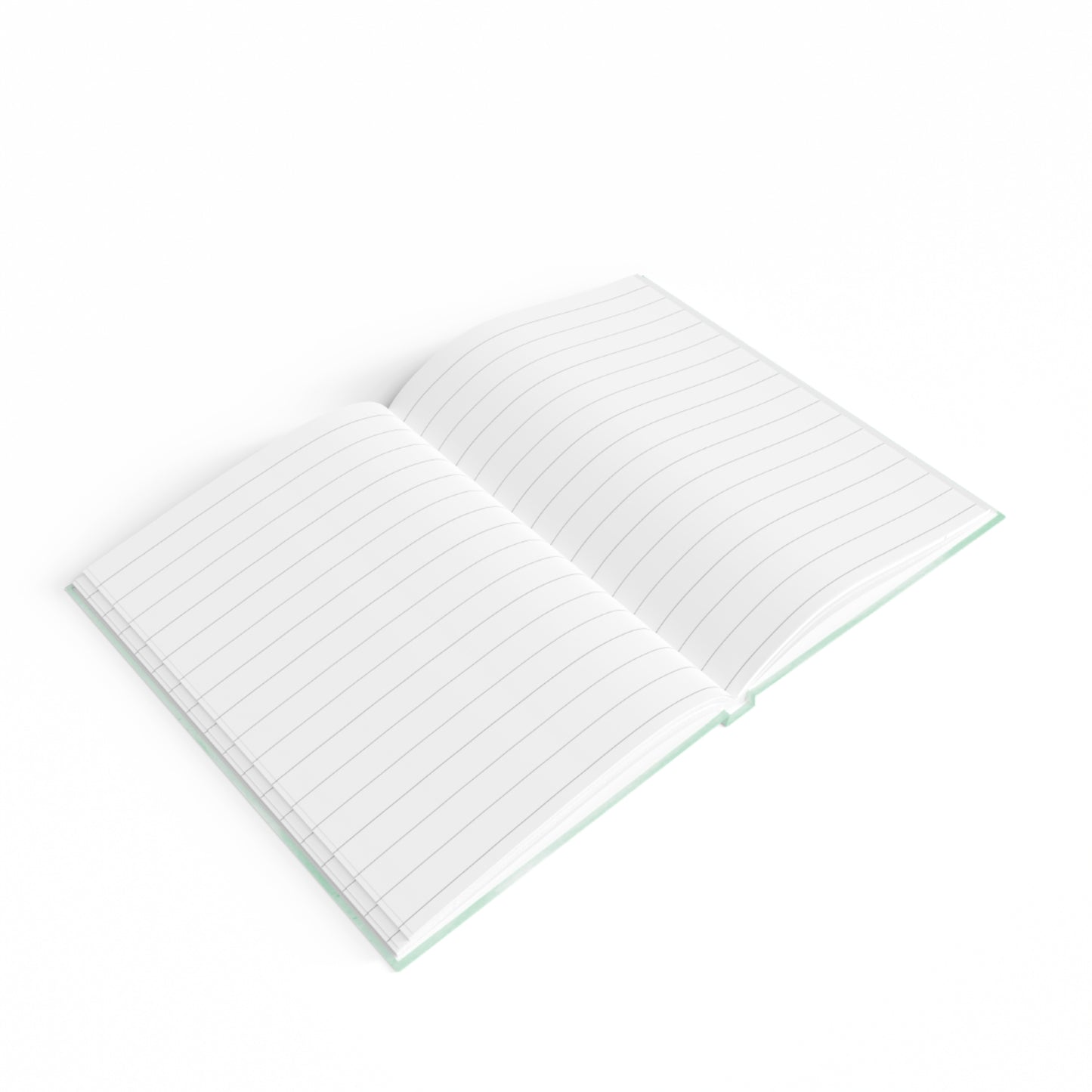 Mint Shadow 5" x 7" Journal - 128 Ruled Line pages
