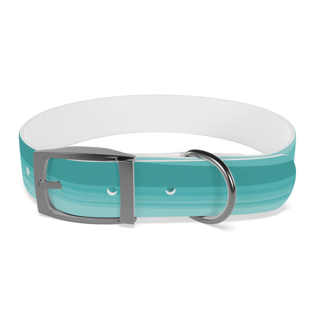 Tif Green Wavey Medium Dog Collar