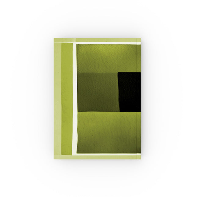 Lemongrass Shadow 5.2" x 7.4" Hard Backed Journal with 128 blank pages
