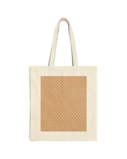Tan Sunset Star-crossed Bodies Cotton Canvas Tote Bag