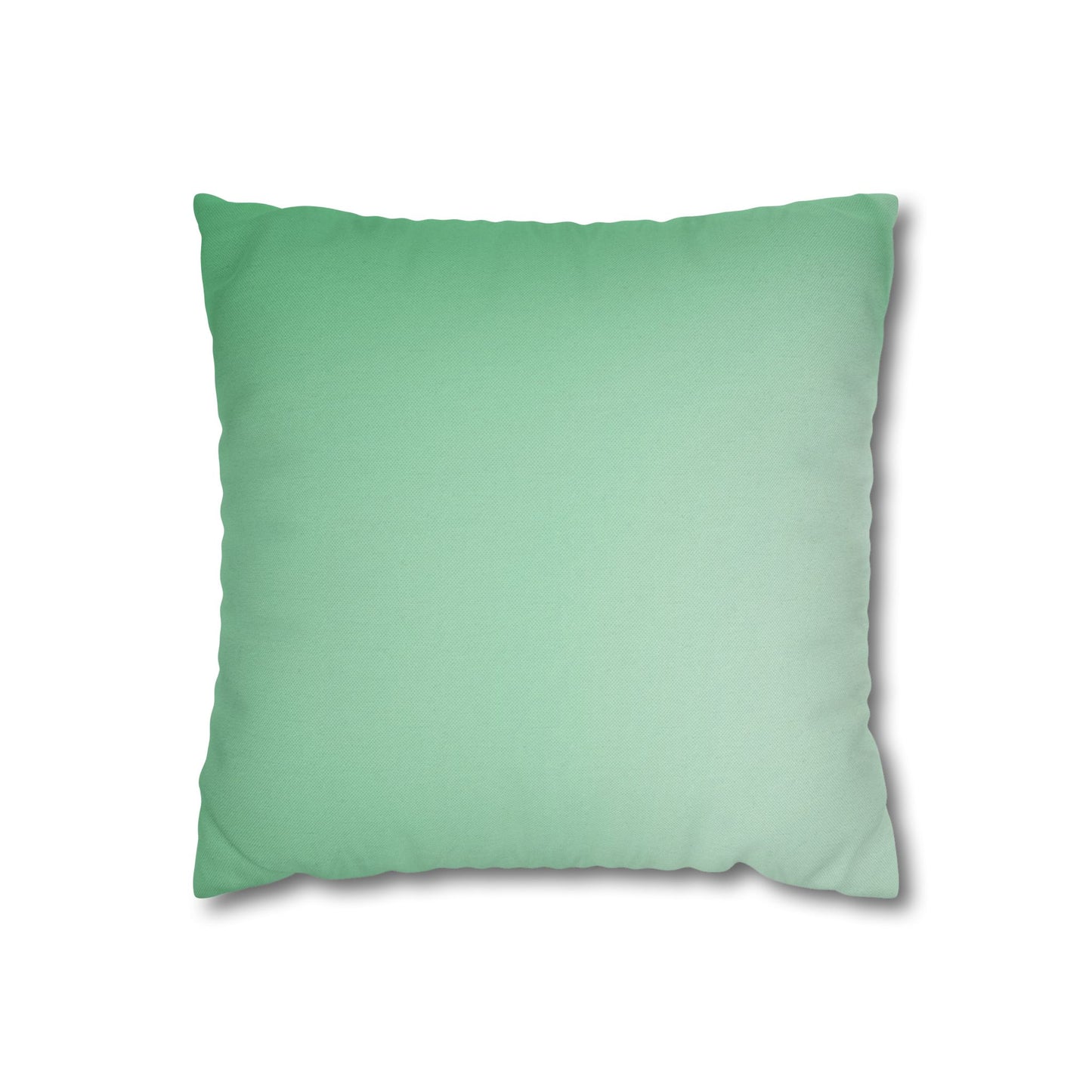 Mint Fade Spun Polyester Square Pillowcase, 14" x 14"