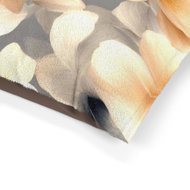 Soft Blossom Floral Bunch Pet Bed, 50" × 40"