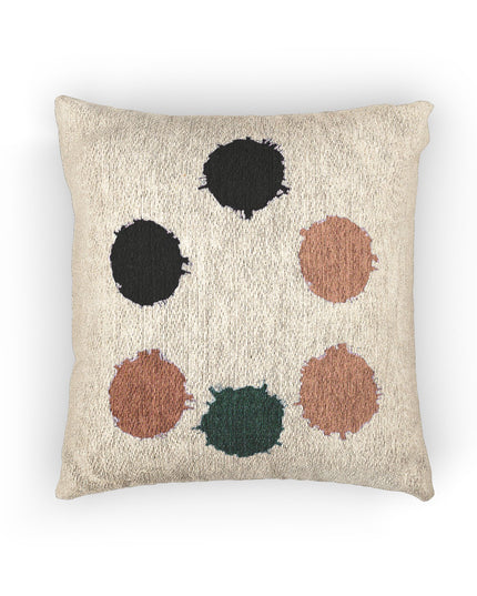 Alpha Barrel Woven Pillow, 17" x 18"