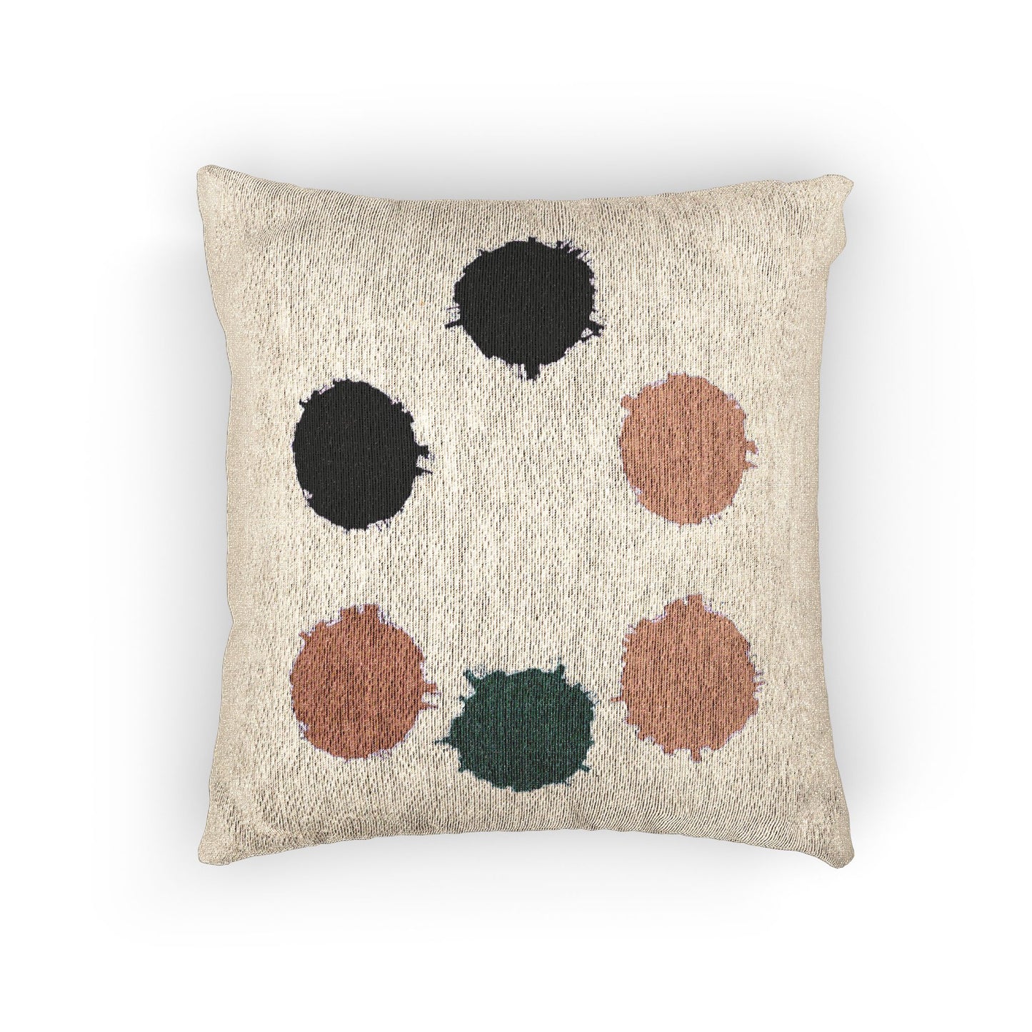 Alpha Barrel Woven Pillow, 17" x 18"