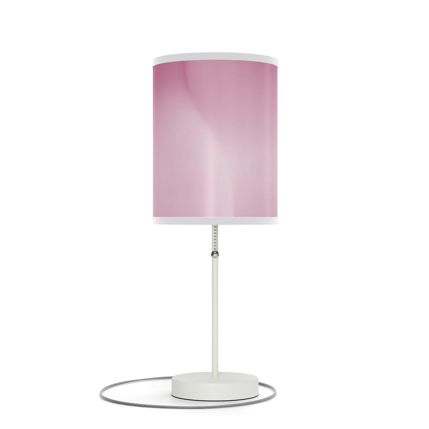Pink Blush Fade Table Lamp on a White or Silver Stand, US|CA plug