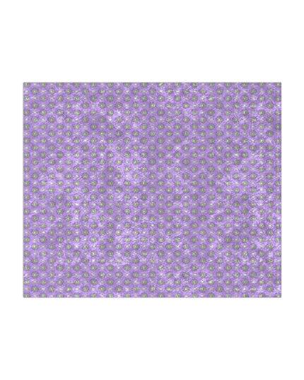 Lavender Star-crossed Bodies Crushed Velvet Blanket, 50" x 60"