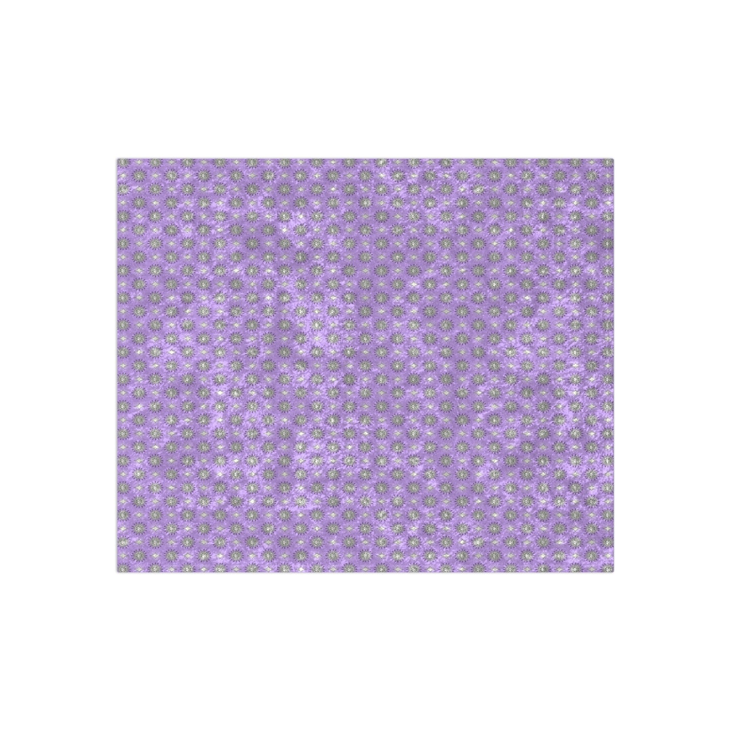 Lavender Star-crossed Bodies Crushed Velvet Blanket, 50" x 60"
