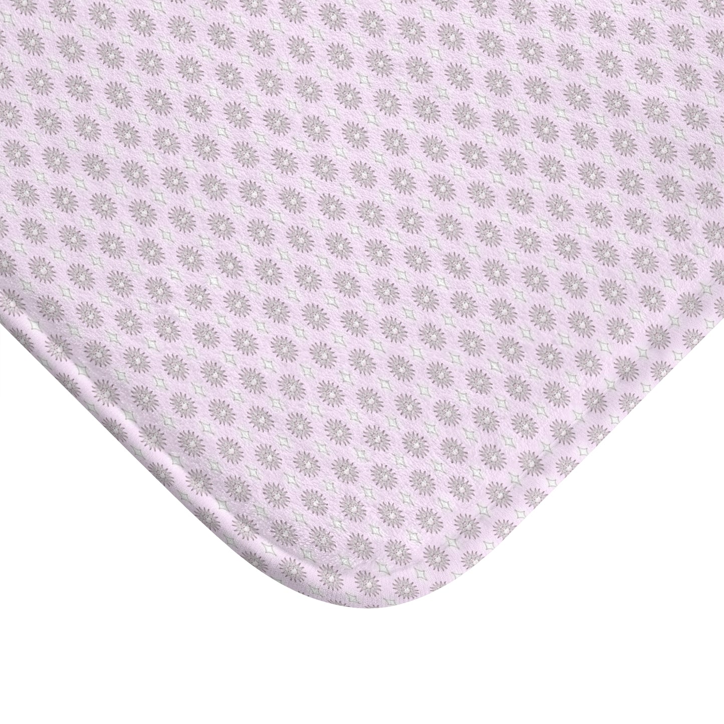 Pink Mornings Star-crossed Bodies 24" x 17" Bath Mat