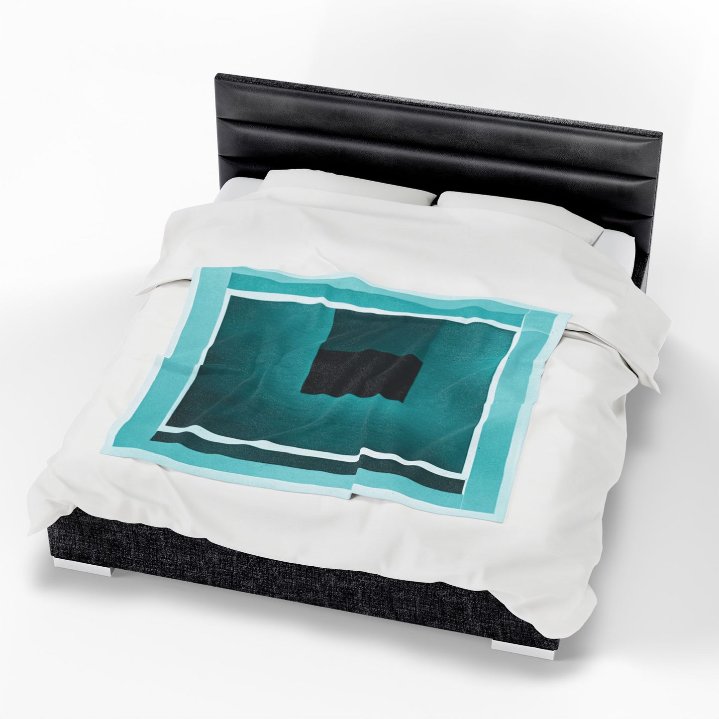 Tif Shadow Velveteen Plush Blanket, 50" x 60"