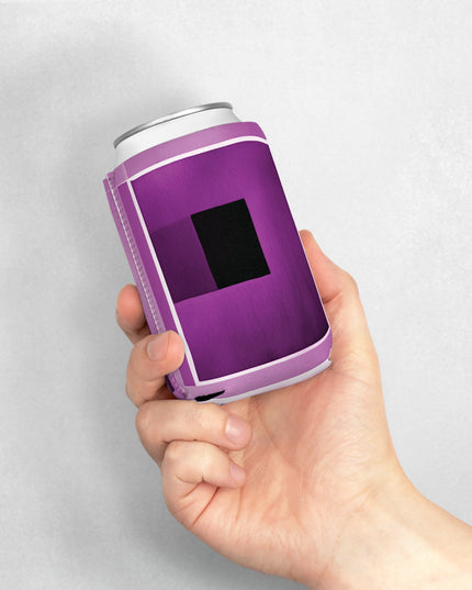 Magenta Shadow 12 oz Can Cooler Sleeve