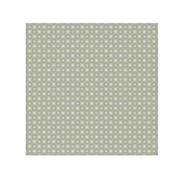 Olive Star-crossed Bodies Face Towel, 13" x 13"