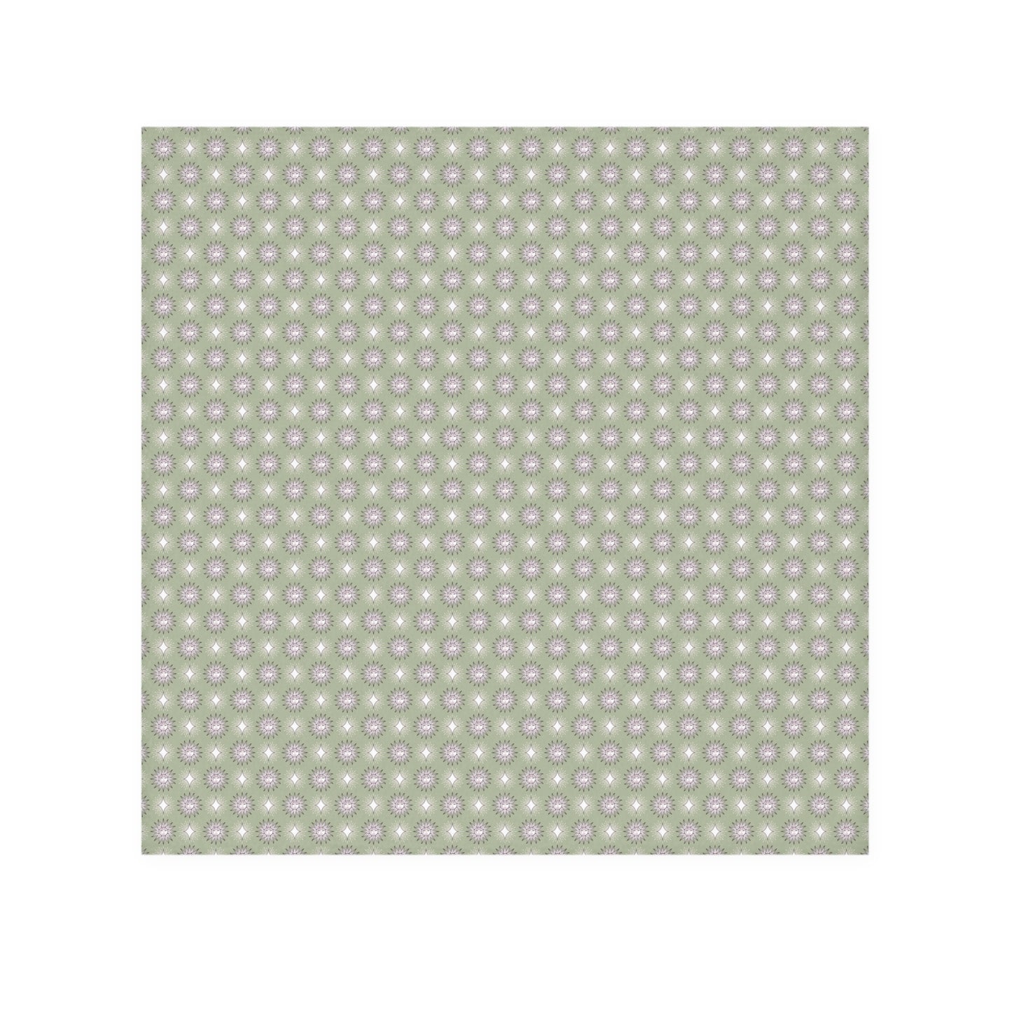 Olive Star-crossed Bodies Face Towel, 13" x 13"