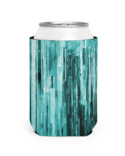 Striped Mint Pastel 12 oz Can Cooler Sleeve