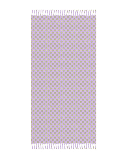 Magenta Star-crossed Bodies Boho Beach Cloth, 38" × 81"