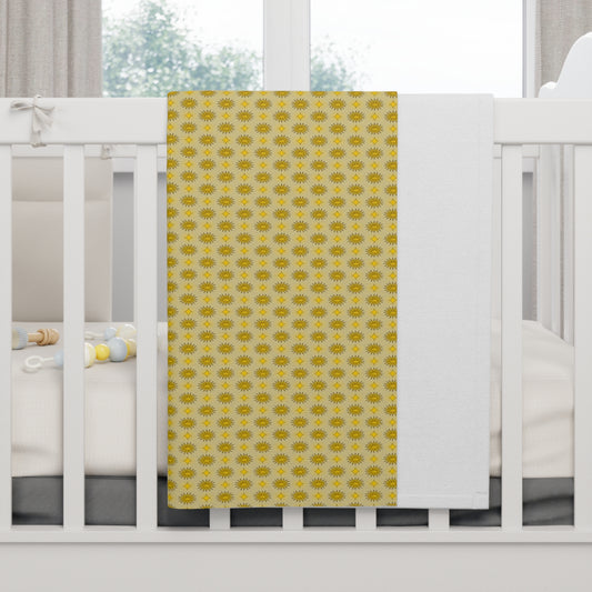 Lemongrass Star-crossed Bodies Soft Fleece Baby Blanket, 30" x 40"