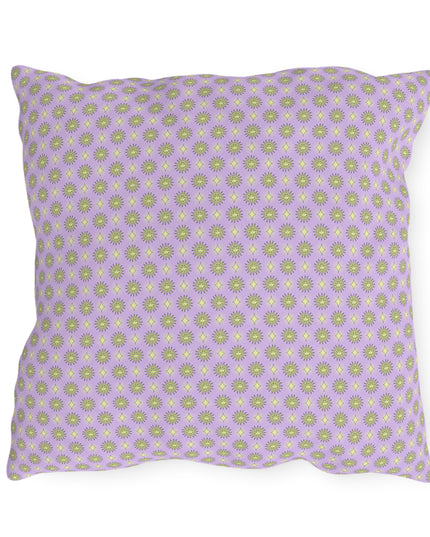 Magenta Star-crossed Bodies 18" x 18" Outdoor Pillow