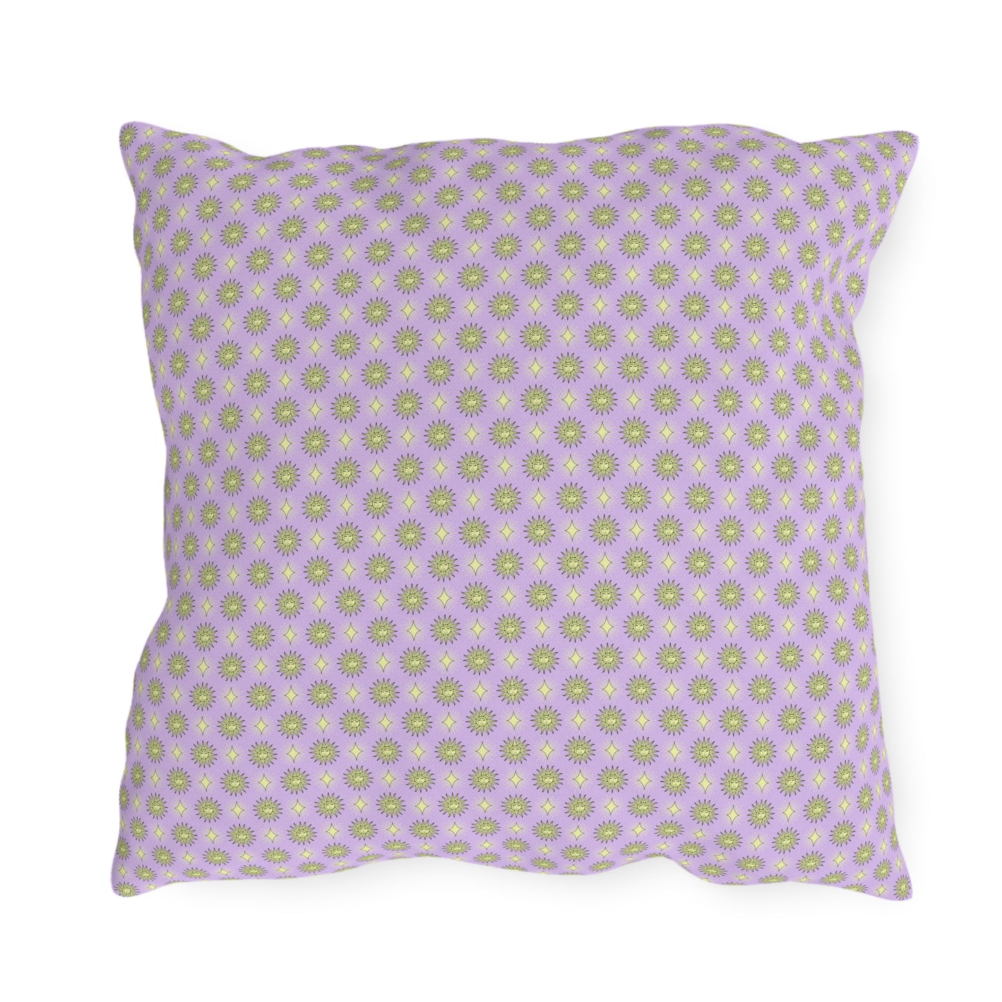 Magenta Star-crossed Bodies 18" x 18" Outdoor Pillow
