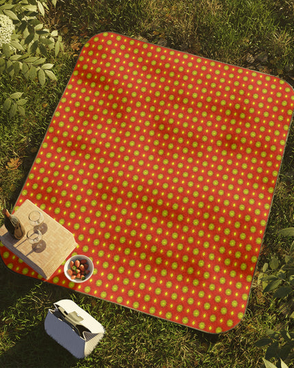 Late Evening Star-crossed Bodies Picnic Blanket, 61" × 51"