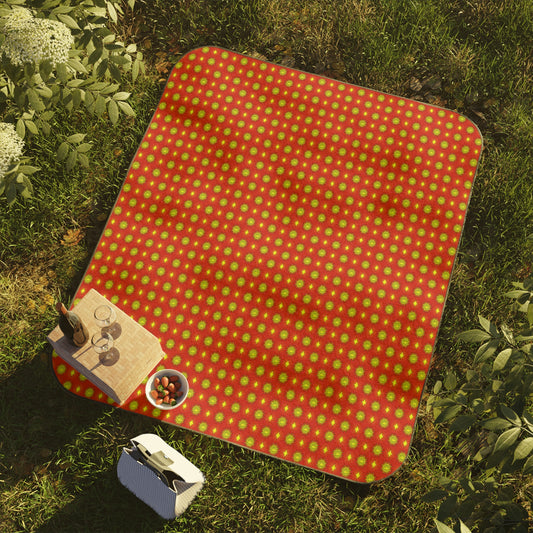Late Evening Star-crossed Bodies Picnic Blanket, 61" × 51"