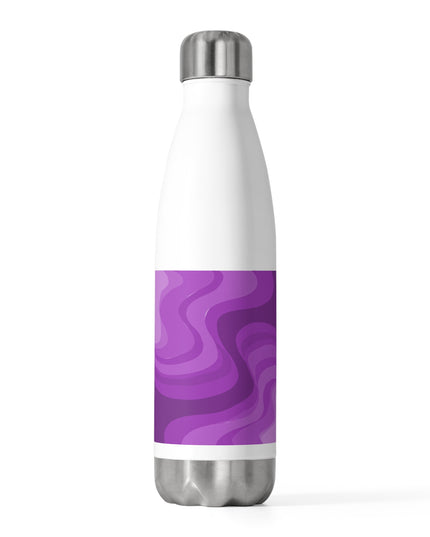 Wavey Purple Wavey 20oz Insulated Water Bottle