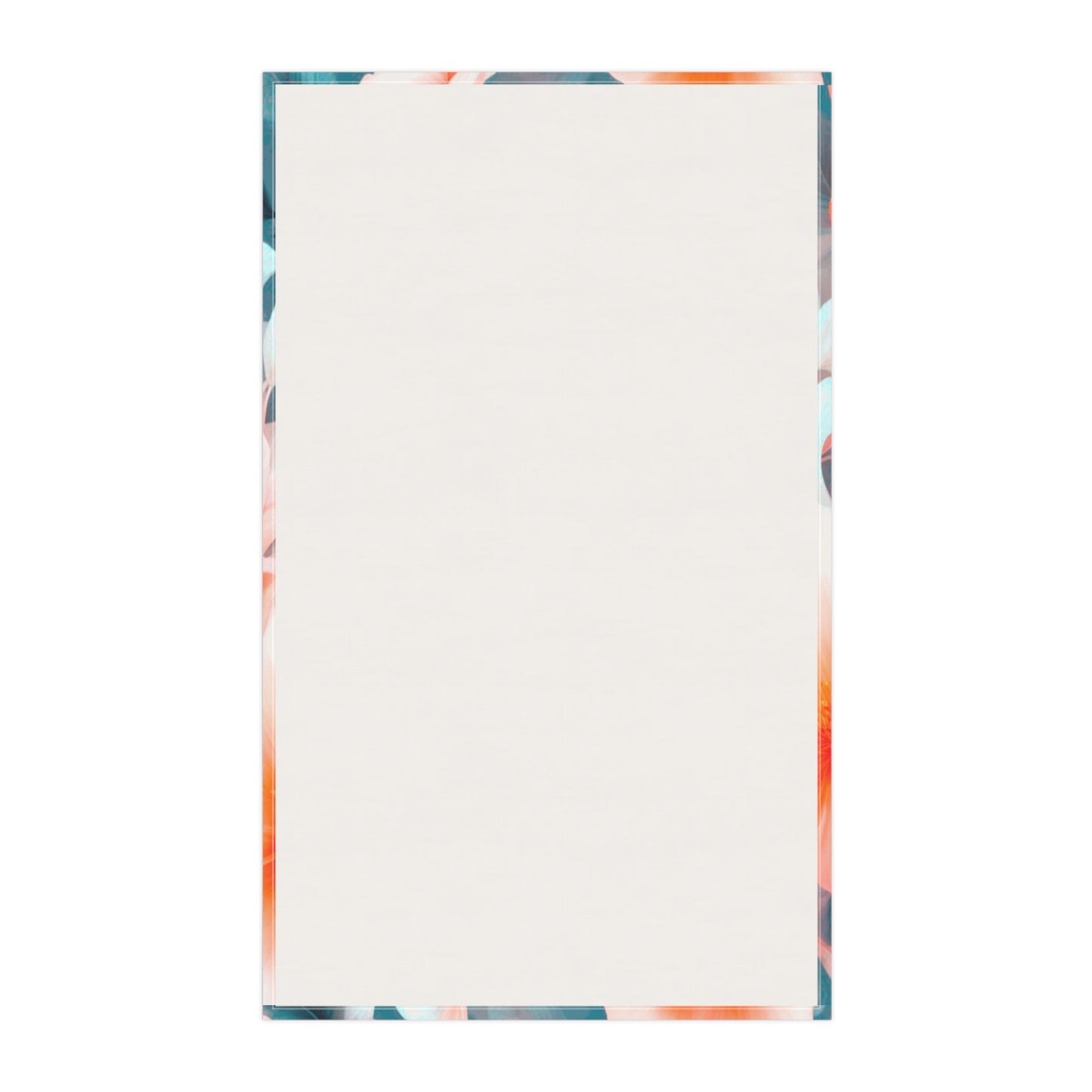 Orange Blossom Floral Bunch Tea Towels (cotton, poly), 18" x "30